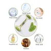 Ansikte Massager Natural Jade Roller Face Lifting Roller Guasha Board Gourmet Stone Scraper Face Massage Wrinkle Prevention Beauty Tool Wholesale 240321