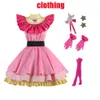 cosplay Costumi anime Ai Hoshino gioco di ruolo anime Oshi No Ko vestito da gioco di ruolo andiamo ragazza Hoshino Ai Gonna da palco per vestito da ragazza tagliata Vestito rosa LolitaC24321