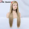 New Lace Front Wig Glueless 13x2.5 Transparent long Straight Lace Frontal Wigs For Women synthetic lace wigs high quality hair Korean high temperature fiber wig