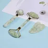 Face Massager Natural Jade Facial Massager Gua Sha Stone Facial Massager Gua Sha Masaje Facial Plate Acuppoint Eye Care Spa Massage Tool Massage Vision 240321