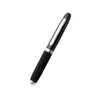 Mini caneta esferográfica de metal luxuosa, ferramenta de escrita para estudantes de negócios, escritório, escola, sup drop