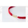 La Monada Ocho hilos rojos para pulseras de mano para mujer Pulseras de plata de ley 925 para mujer Pulsera de plata de cuerda roja 925 para mujer 240320