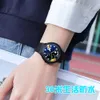 Montre à Quartz électronique à bande de Silicone étanche pour hommes et femmes, montre de sport personnalisée planète fusée astronaute étudiant, nouvelle collection