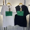 24ss Erkekler Tasarımcı T Shirt Erkek Kadın Moda Işık Lüks Yüksek Son Pamuk Kısa Kollu Tee Üst Kırışar Gevşek Spor Büyük Boyut Yuvarlak Boyun Tshirt