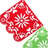 Dead Hollowed Square Garland Plastic Bunting Banners Multicolor Mexican Banner -MS01의 파티 장식의 날