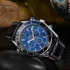 크로노 그래프 Superclone Watch E 시계 M 손목 시계 럭셔리 패션 G 디자이너 O 유럽 스틸 벨트와 같은 Montredelu 698