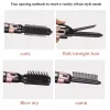 Irons Hair Dryer Hot Air Brush 4 IN 1 Hair Curler Straightener Comb Negative Ion Curls Hair Styling Tools Electric Ion Dryer Brush