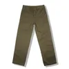 Pantalons pour hommes American Vintage Militaire Hommes Outdoor Casual Pantalon droit en coton Couleur unie Taille moyenne Pantalon cargo pleine longueur