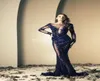 Ziad Nakad robe de célébrité sirène paillettes voir à travers avec manches longues robes de soirée scintillantes robes de bal longues robes de soirée 7304812