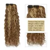 Extensions Veravicky 200G/10PCS Set Piano Color Natural Curly Clip In Hair Extensions Machine Made Real Human Hair Full Head Clip Ins