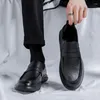 Casual Shoes Men's Genuine Leather Slip-on Driving Shoe Business Office Formal Dress Breathable Summer Loafers Stylish Footwear