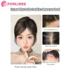 Patlama Forlisee Liu Hai Wig Kadınlar Yaz Fetal Saç Liu Hai Doğal Görünmez Alın Onarım Aracı İsisiz Yama saç çizgisi peruk