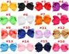 16 Colors New Fashion Boutique Ribbon Bows For Hair Bows Hairpin Hair accessories Child Hairbows flower hairbands girls cheer bows9671415