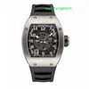 RM Watch Montre intemporelle Montre Rm010 Montre pour hommes Série Titane Métal Affichage de la date Entièrement creux