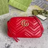 Designerka worek luksusowa torebka Wysokiej jakości posłaniec torebka skórzana wykwintna mini torba czarna czerwona torba na kamerę na ramię siodła portfel