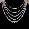 Designer Hot Selling Hip Hop S925 Wholesale Price Fine Bracelet Silver 925 Gold Plated VVS Certificate Moissanite Tennis Chain Jewelry Sets Dropshipping