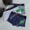 Pantaloncini boxer firmati da uomo intimo in puro cotone traspirante slip comodi e casual