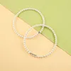 Creolen Design Glas Perle Perle trendigen Schmuck für Frauen süße Mädchen hohe Qualität