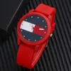 Orologio di marca di moda da donna, stile rettangolare, orologio di marca da donna, quadrante stile ragazza, cinturino in silicone, orologio da polso al quarzo A22