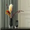 Vases Modern Thickened Straight Glass Fruit Tray Flower Vase Decoration Porch Living Room Model Soft Home