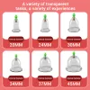 Massager Electric Cupping Therapy Zestaw przeciwsokątowy przeciwnikowy Sekcja przeciwspołączona kubek do kubka masażer do skrobania terapii gua sha aparat