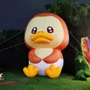 6 mH 20 pés de altura atacado modelo de pato inflável gigante bonito/4 m de altura infláveis patos amarelos para brinquedos de decoração