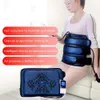 Slimming Belt Electric lumbar massager vibration used for back massagers to relieve pain with red light and hot pressed lumbar spine support 240321