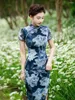 Ethnic Clothing Young Cheongsam förbättrade högkvalitativa retro kvinnors avancerade temperament traditionell forntida stil klänning