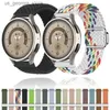 Watch Bands 20mm 22mm Strap for Samsung Galaxy 6 5 4 Pro Classic Active 2 Braided Magnetic Snap Bracelet Huawei 4 GT 2 3 Band Y240321