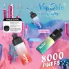 UE Magazynowe Puffs Vape Do dyspozycji Puff Vapsolo Alpha 8000 Urządzenie z ładowaniem przepływu powietrza E-papierosy system Vapes Puff Bar Shisha