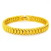 Link Bracelets Gold Store Same Bracelet Women's 9999 Real Transfer Beads Adjustable