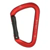 Tillbehör xinda utomhus bergsklättring rakt quickdraw fjäderload gate aluminium carabiner skydd kits professionell toppkvalitet