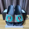 Designer slides homens mulheres chinelos verão praia sandália plana plataforma senhora banheiro casa sapatos flip flops listrado tigre abelha causal chinelo tamanho 35-47