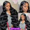 40 Inches HD Lace Frontal Wig 13X4 Transparent Human Hair Body Wave 250 Density Glueless 5X5 Closure Wigs for Women