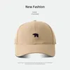 Бейсбольные кепки 2024, модная бейсболка для женщин, вышивка белого медведя, хип-хоп, Snapback, мужская хлопковая шляпа от солнца, однотонные шляпы с козырьком, унисекс
