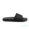 męskie damskie unisex czarny matelasse gumowy sandały sandały płaskie plażowe kapcie formowane gumowe wkładki
