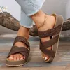 Dress Shoes Summer Women's Slippers 2024 Roman Snake Pattern Platform Fashion Ladies Casual Slides Wedges Female Sandals