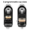 Beanglass Home Espresso Compact Capsule Koffiemachine, Geschikt voor Nespresso Original Pods, 20 Bar Hogedrukpomp, Afneembaar Waterreservoir, Verstelbare Kop