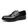 Повседневная обувь Brnad в британском стиле, уличная обувь на платформе, кожаная мужская деловая мода на толстой подошве, винтажная модельная свадебная обувь