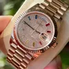 Luksusowe zegarki projektanckie Para zegarek na rękę zegarek na rękę 36/40 mm Automatyczny ruch maszynowy Wodoodporny kalendarz Luminous Sapphire Sutra Sutra Fashion Watch Watch