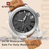 100%original NAVIFORCE Watch for Men 2022 New Quartz Sport Waterproof Clock Fashion High Quality Male Leather Wrist Watch