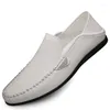 Casual Schuhe Italienische Luxus männer Loafer Echtes Leder Mokassins Klassische Slip Auf Sommer Männer Mode Marke Fahren