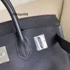 حقيبة يد حقيقية لجلد لجلات LATES 40 سم أو 50 سم حقيبة جلدية Lychee Lychee Grain Calfskin Women's Leather Leather Leach Leacle Bag Bag Bag Bag Portable