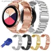 Uhrenarmbänder 316L Edelstahlarmband für Samsung Galaxy Active Strap Metallgliederarmband für Galaxy 42-mm-Band mit Werkzeug Y240321