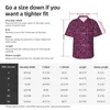 Men's Casual Shirts Pink Leopard Hawaii Shirt Men Vacation Animal Fur Print Short-Sleeve Streetwear Graphic Loose Oversize Blouses