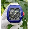 Herenhorloge Dameshorloge RM Polshorloge Rm35-03 Blauw Ntpt RM3503 Mode Vrije tijd Zakelijk Sport Machinery Pols