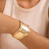 Bangle DIEZI Hip Hop Onregelmatige Manchet Brede Armbanden Voor Vrouwen Mannen Vintage Mode Goud Zilver Kleur Armbanden 2024 Gift Punk sieraden