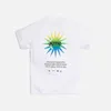 T-shirt di marca High Street a maniche corte pesante con stampa trendy di Kith Uspiring Sun Tee da 230 g