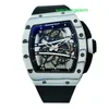 RM Watch Swiss Watch Tactical Watch RM61-01 Machine bytte till White NTPT Luxury Chronograph Timepiece