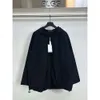 Solidna czarna, swobodna kurtka męska Współokarta jesienna moda na zewnątrz bluzy na zewnątrz płaszcze wiatrówki rozmiar XS-L FZ2403205